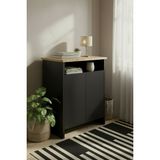 KODIGU Pop Çok Amaçlı Dolap | Kahve Köşesi-Banyo Dolabı | 77CM Yükseklik 60CM Genişlik 36CM Derinlik | Henüz Yorum Yazılmamış. - Atlantik Çam - Siyah