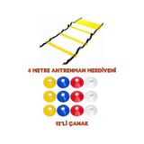 Kodispa 2'li Antrenman Seti Çanak-merdiven Çok Renkli