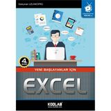Kodlab Yayınları Başlayanlar İçin Excel 4. Baskı Türkçe Kitap 272 Sayfa Eğitim Amaçlı
