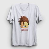 Kod:presmono Unisex Beyaz Kid Roblox T-Shirt 30958TT - XL