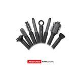 Koenic KMS 143326 1400W İyon Teknolojisi Seramik Kaplı Başlıklı Saç Şekillendirme ve Kurutma Seti Siyah