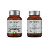 Koenzim Q10 200 Mg 30 Yumuşak Kapsül + Magnezyum Sitrat ve P5P (Vitamin B6) 90 Kapsül