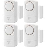 Kofeen Kapı Alarm Sensörü Pencere Sensörü Ev Güvenlik Çocuklar Hırsız Güvenlik Kablosuz Sistemi DIY Kiti 4pack/adet