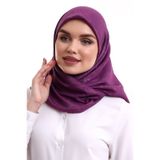 Kofra Desenli Baş Örtü - Lila