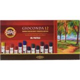 Koh-i Noor 199027 Gioconda 12 Adet N:8352 Yağlı Pastel Boya Seti
