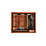 Koh-i Noor Gioconda Art Set Karakalem Resim Seti 23 Parça Metal Kutulu