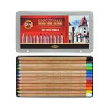 Koh-i-Noor Gioconda Soft Pastel Boya Kalemi Seti 12 Renk Metal Kutu