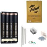 Koh-i-Noor Koh-I Noor Eskiz Başlangıç Seti 10 + Dereceli Kalem + A5 Defter + Dağıtıcı Set + Silgi + Açacak + Hamur Silgi - Karışık-Çok Renkli - standart