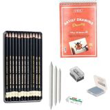 Koh-i-Noor Koh-I Noor Eskiz Başlangıç Seti 7 + Dereceli Kalem + A5 Defter + Dağıtıcı Set + Silgi + Açacak + Hamur Silgi - Karışık-Çok Renkli - standart