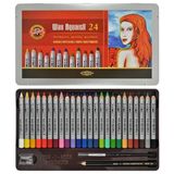 Koh-i-Noor Koh-İ-Noor Wax Aquarelle 24 Lü Boya Kalemi Seti Renkli Çizim ve Boyama İçin Uygun Özellikler