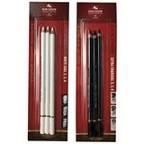 Koh-i-Noor Kohi Noor Gioconda White Coal ve Extra Charcoal Kömür Füzen Kalem 2li Set
