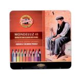 Koh-i Noor Mondeluz Aquarell Boya Kalemi 48 Renk Metal Kutu