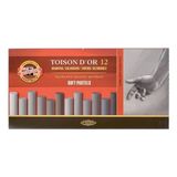 Koh-i Noor N:8522G Toison D'or Soft Gri Tonları 12 Adet Pastel Boya