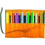 Koh-i Noor Polycolor Artist Kuru Boya Kalemi 24 Renk Deri Çantalı Set