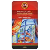 Koh-i Noor Polycolor Kuruboya Kalem Seti 12'li Met