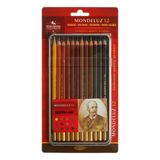 Koh-İ Noor Polycolor Sanatsal Kuru Boya Kalemi Metal Kutu Kahverengi Tonlar Of Artist´S Coloured Pencils Brown Lin 3822-012014Bl