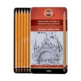 Koh-İ Noor Profesyonel Dereceli Kalem Seti 1502/Iı 8B-2H Metal Kutu