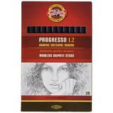 Koh-İ Noor Progresso 8911 Sıkıştırılmış Kömür Kalem 2B.1 Adet Fiyatıdır.