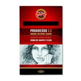 Koh-I-Noor PROgresso kurşun kalem, ahşap içermez, sertlik derecesi 4B (12 adet)