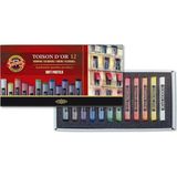 koh-ı noor set of artist´s dry chalks toison d'or soft sanatsal pastel boya 12 renk karton kutu 8512 12 - Yok