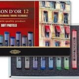 Koh-İ Noor Set Of Artist´S Dry Chalks Toison D'Or Soft Sanatsal Pastel Boya 12 Renk Karton Kutu 8512 12