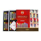 koh-ı noor set of artist´s dry chalks toison d'or soft sanatsal pastel boya 48 renk karton kutu 8516 48 - Yok