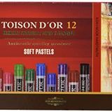 Koh-I-Noor Toison D 'or 8512 yumuşak sanatçı pastel boyalar (12 adet)