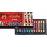 Koh-i-Noor Toison Dor 12LI Soft Pastel Boya Yumuşak Pastel Çizim İçin Yüksek Pigment