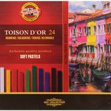 Koh-I-Noor TOISON D'OR 8584 Artist's Soft Pastel (24'lü Paket)