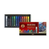 Koh-İ Noor Toison D'or Sanatsal Extra Soft Yuvarlak Pastel Boya Kalın 12 Renk Extra Soft Dry Chalks 8552 12