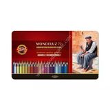 Kohinoor Mondeluz Aquarell Boya Kalemi 72 Renk Klasik Metal Kutu