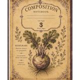 Kohlrabi Composition Notebook: Heirloom Greenhouse Collection