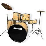 Köhner Cd-01 Bg Bej Akustik Bateri Seti