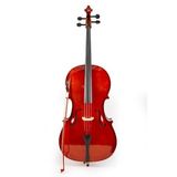 KÖHNER CL-635 4/4 Çello Tam Boy Yay Reçine Omuz Askısı ve Kılıf Dahil