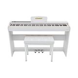 Köhner SLP-225 WH Dijital Konsol Piyano (88 Tuşlu, Tuş Hassasiyetli, Bluetooth) - Tabure ve Kulaklık Hediyeli - Beyaz
