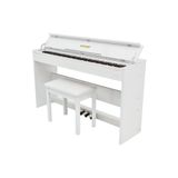 Köhner Slp-245 Wh Dijital Konsol Piyano, Bluetooth, Tuş Hassasiyeti, 88 Tuşlu, Kapaklı (Kulaklık Ve Tabure)