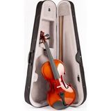 Köhner VL-044P Başlangıç Kemanı 4/4 Tam Boy (Parlak) - 12 Yaş ve Üzeri - Kahverengi