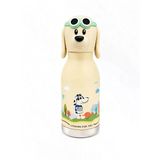 Koı Bej Köpek 500 Ml Paslanmaz Çelik-Pipetli Çocuk Termosu Ve Suluk