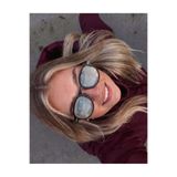 Koi Eyewear Marilyn Siyah Çerçeve Mavi Cam UV400 Gözlük