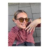 Koi Eyewear Marilyn Siyah Çerçeve Nude Cam UV400 Gözlük