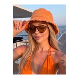 Koi Eyewear Pearl Leopar Kahverengi İkonik Vintage Güneş Gözlüğü