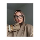 Koi Eyewear Slightly Cat Eye Mavi Işık Koruyucu Şeffaf Cam Ekran Gözlüğü | Yeni Sezon UV400 Koruma