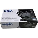Koin Smh Nitril Eldiven Tek Kullanımlık Pudrasız - Siyah - XL