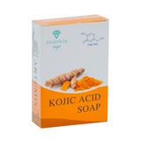 Kojik Asit Sabunu,Koyu Leke, Ölü Hücre, Kolajen, Sivilce, Güneş Lekesi, Zerdeçal, Retinol, C Vitamini, E Vitamini, Kadınlar ve Erkekler için Yüz Temizleyici.
