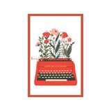 Kök Sal Ve Çiçek Aç Grow And Flourish İlham Veren Hediye Not Kartı & Kartpostal 10X15 Cm
