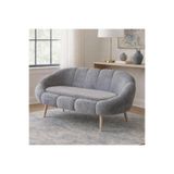 KOKİ DESİGN LİDA 2 Kişilik Uzun Koltuk Berjer Wellsoft Gri (Salon , Balkon ,Ofis)