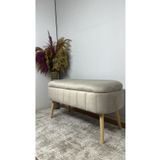 KOKİ DESİGN OSLO Babyface Kum Beji Sandıklı Bench Puf
