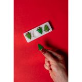Kokinalı Çam Mini Dörtlü Silikon Mum Kalıbı