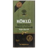 Köklü Zeytincilik 5 lt Taş Baskı Soğuk Sıkım Birinci Yemeklik Ayvalık Zeytinyağı
