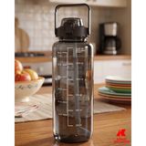 Köklü Züccaciye 1500 ml Pipetli Motivasyonel Su Matarası
